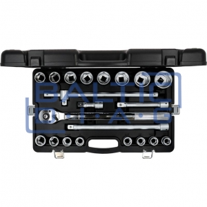 3/4" socket wrench Set, 21-piece, 6-point KS Tools