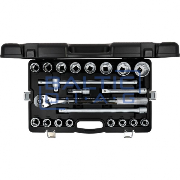 3/4" socket wrench Set, 21-piece, 6-point KS Tools