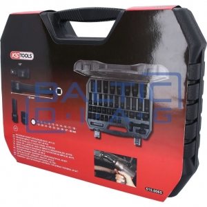 1/2" heavy-duty hex impact socket set, 40-piece KS Tools