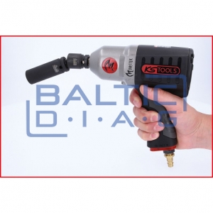 1/2" šešiabriaunis galingas priekinių galvučių rinkinys, 40 dalių KS Tools