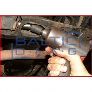 1/2" šešiabriaunis galingas priekinių galvučių rinkinys, 40 dalių KS Tools