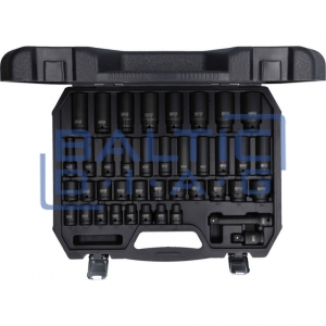 1/2" heavy-duty hex impact socket set, 40-piece KS Tools