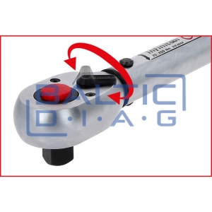 1" torque wrench with ratchet 200–1000 Nm INFINITOOL KS Tools