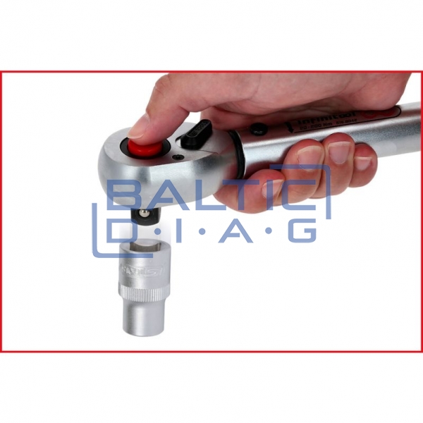 1" torque wrench with ratchet 200–1000 Nm INFINITOOL KS Tools