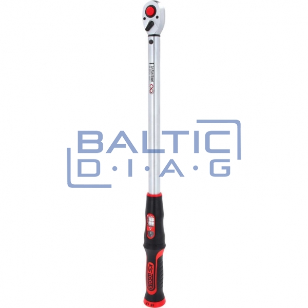 Dinamometrinis raktas su terkšle 1/2" INFINITOOL, 60–320 Nm KS Tools