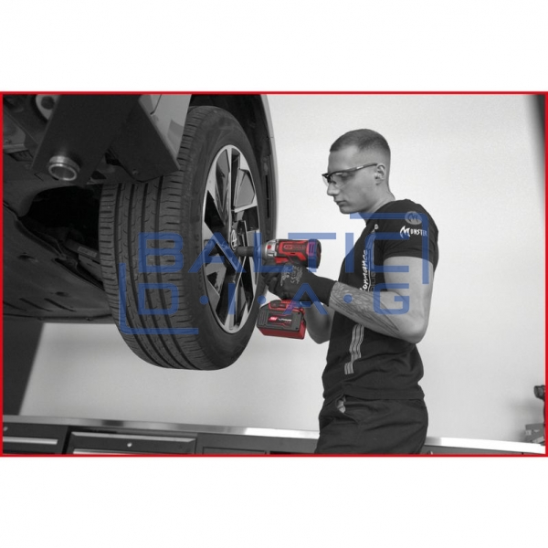 Аккумуляторный ударный гайковерт 1/2", набор из 9 предметов eMONSTER KS Tools