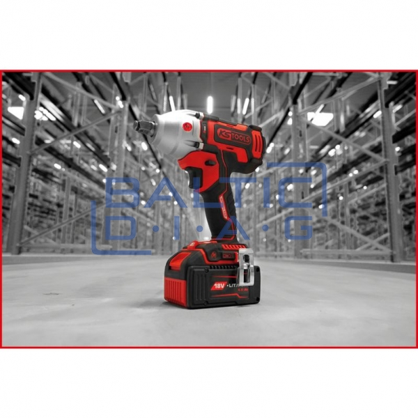 Cordless impact wrench set 1/2", 9-piece eMONSTER KS Tools