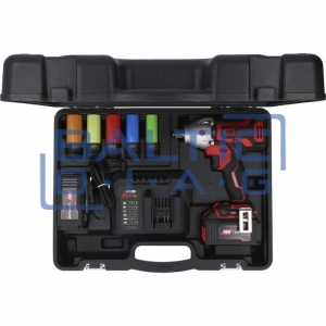 Akumuliatorinio smūginio suktuvo komplektas 1/2", 9 dalių eMONSTER KS Tools