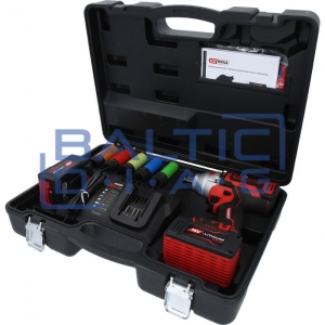 Akumuliatorinio smūginio suktuvo komplektas 1/2", 9 dalių eMONSTER KS Tools