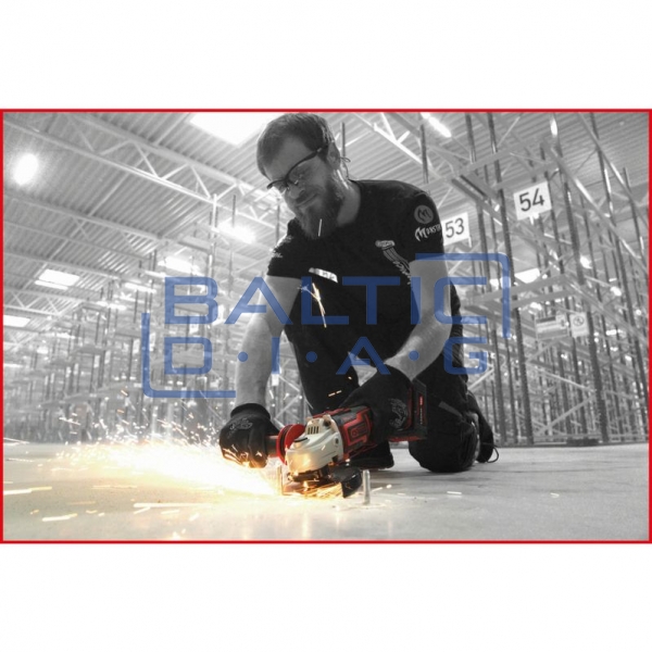 Cordless angle grinder set, 4-piece eMONSTER KS Tools