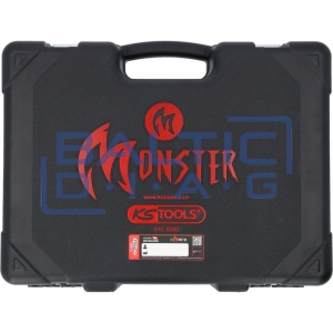 Cordless angle grinder set, 4-piece eMONSTER KS Tools