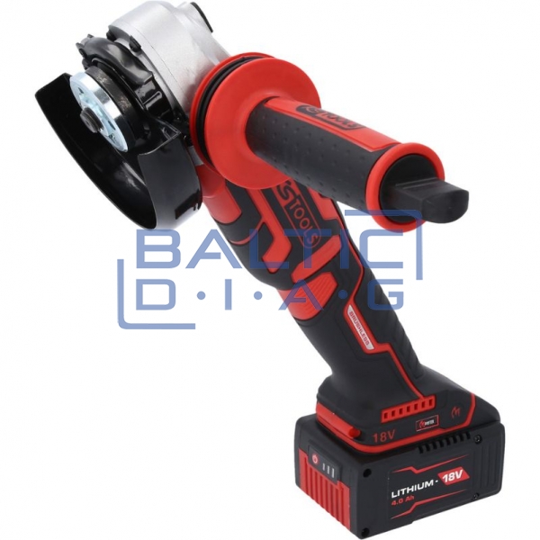 Аккумуляторный угловой шлифовальный набор, 4 предмета eMONSTER KS Tools