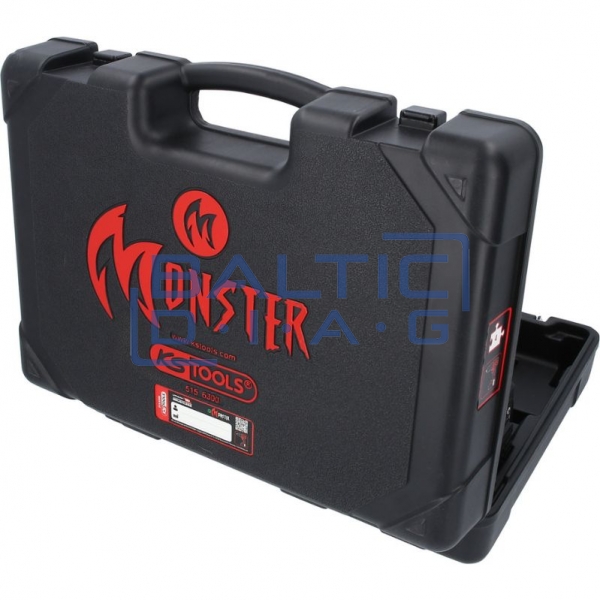 Akumuliatorinio smūginio gręžtuvo-suktuvo komplektas, 4 dalių eMONSTER KS Tools