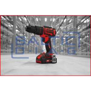 Cordless impact drill/driver set, 4-piece eMONSTER KS Tools