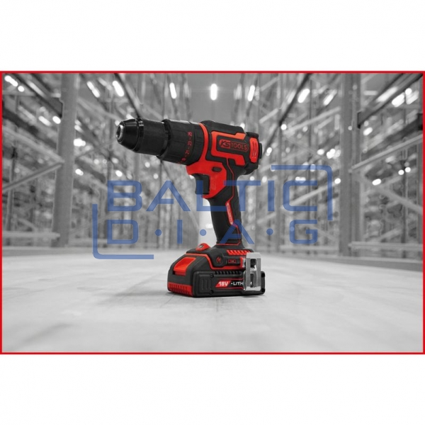 Cordless impact drill/driver set, 4-piece eMONSTER KS Tools