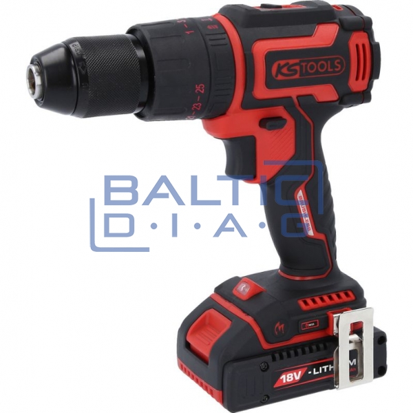 Cordless impact drill/driver set, 4-piece eMONSTER KS Tools