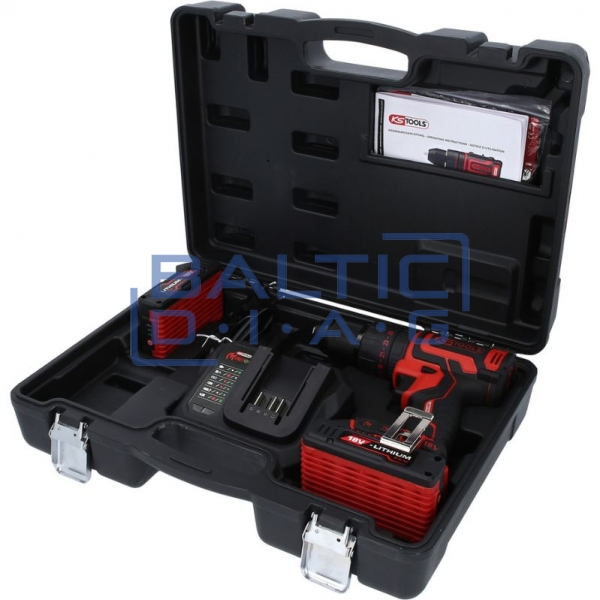 Cordless impact drill/driver set, 4-piece eMONSTER KS Tools