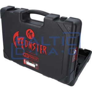 Akumuliatorinio gręžtuvo-suktuvo komplektas, 4 dalių eMONSTER KS Tools