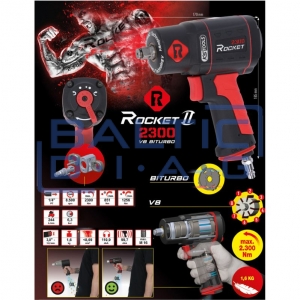 Pneumatinis veržliasūkis, 2300 Nm 1/2" ROCKET II KS Tools