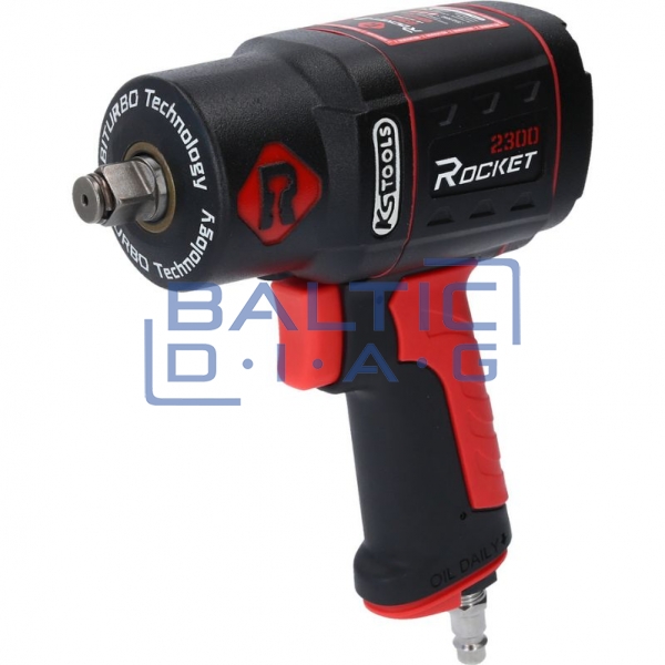Pneumatic impact wrench, 2300 Nm 1/2" ROCKET II KS Tools