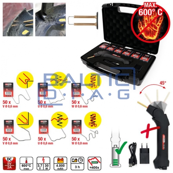 Plastikinių detalių remonto komplektas, 303 dalių KS Tools