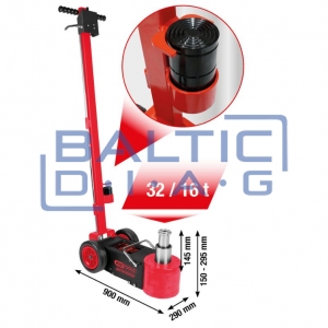 Pneumatic hydraulic jack 32 / 16 t Performance KS Tools