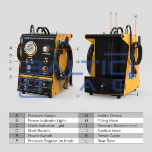 Brake fluid replacement device with pulsation function Autool AST603
