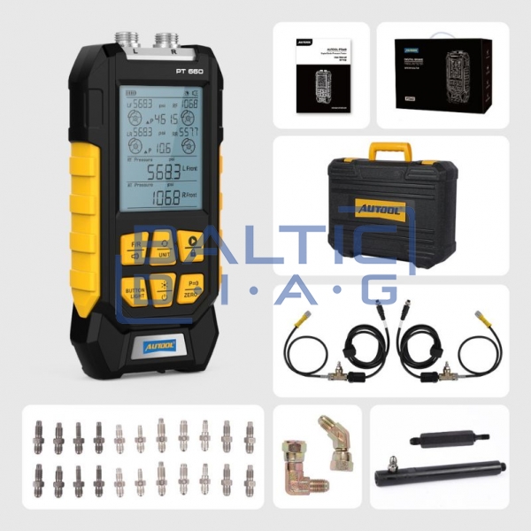 Brake pressure gauge for brake system testing Autool PT660