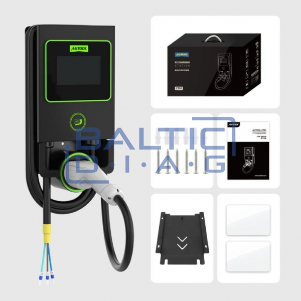 Elektromobilių įkrovimo stotelė namams Autool C701