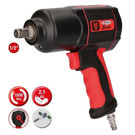 1/2" THE DEVIL high performance impact wrench, 1600Nm