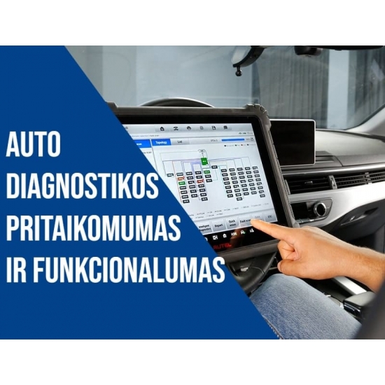 Auto diagnostikos pritaikomumas ir funkcionalumas