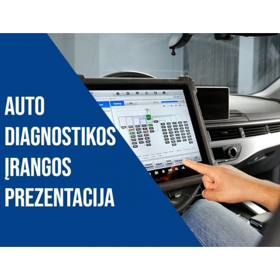 Presentation of auto diagnostic equipment