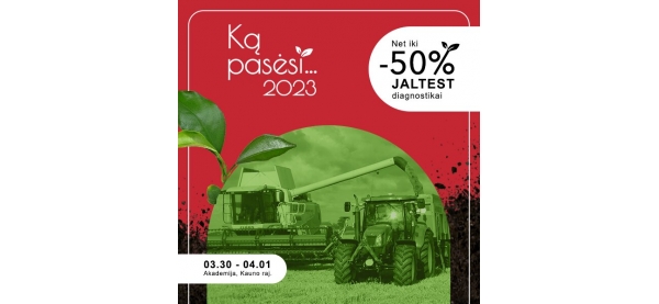 Susitikime parodoje „Ką pasėsi... 2023“