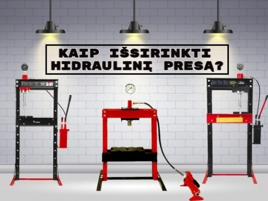 Kaip išsirinkti hidraulinį presą?