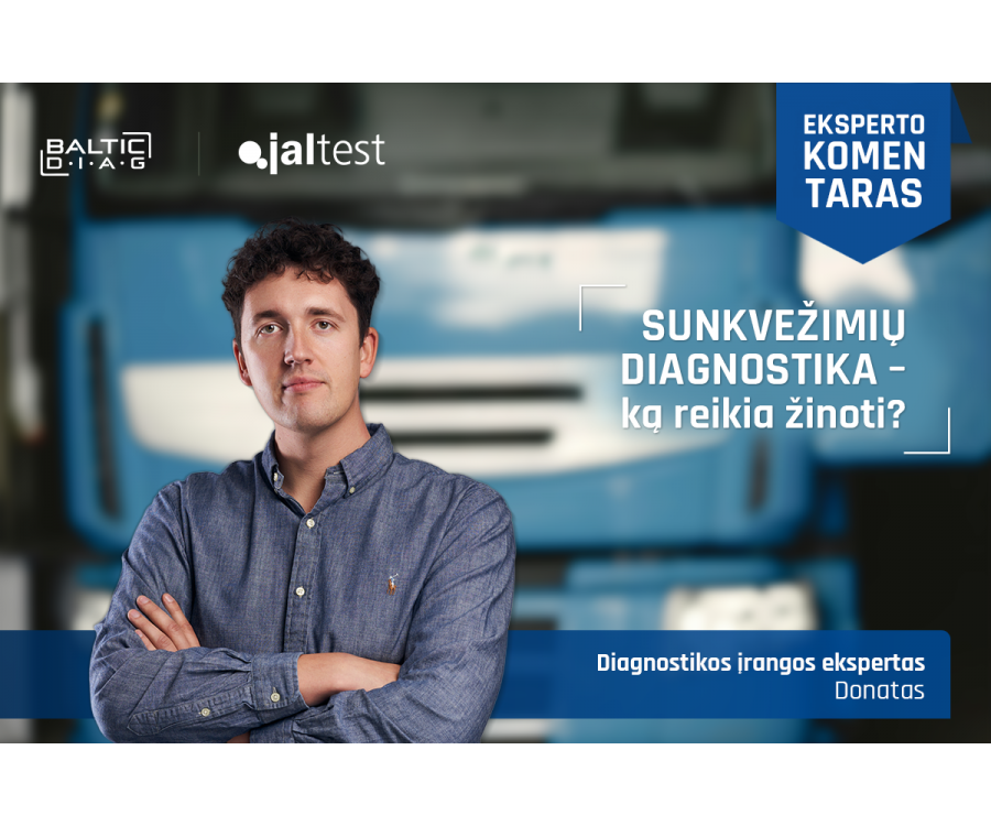 Kaip išsirinkti sunkvežimių diagnostikos įrangą? Eksperto žvilgsnis į Jaltest sprendimą