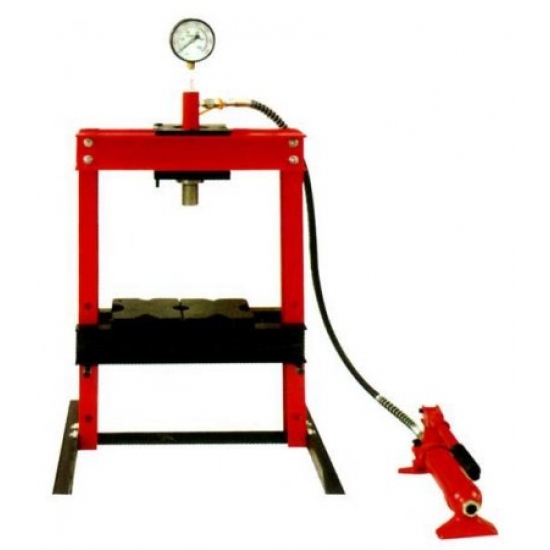Hydraulic press with manometer 10t