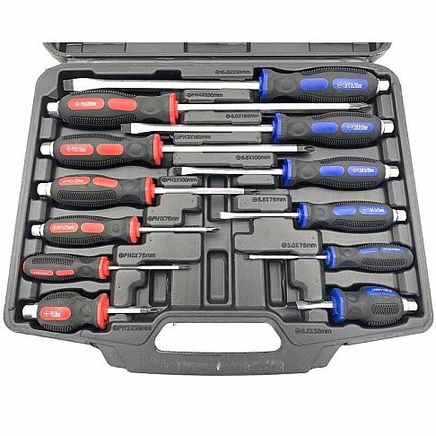 Set of impact screwdrivers 12 pcs.
