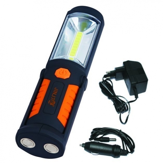 Rechargeable floodlight for COB (3W) + LED5 operation
