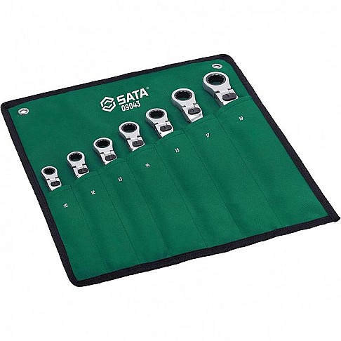 Raktų užrakinamų su lanksčia terkšle rinkinys 7vnt.