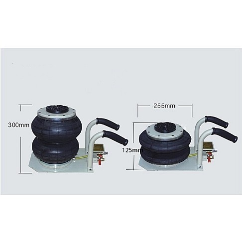 Домкрат пневматический 2 тонны с короткими ручками