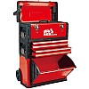 3-piece tool box with wheels