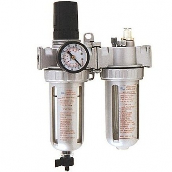 Air flow regulator 1/2 with filter and lubricant