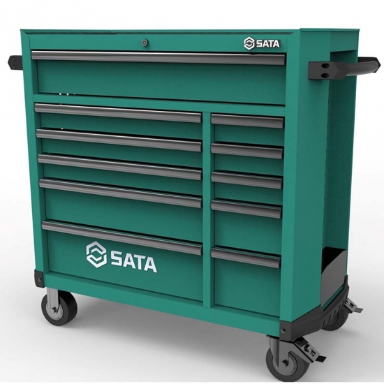 Trolley for tools, 11 drawers Sata Pro