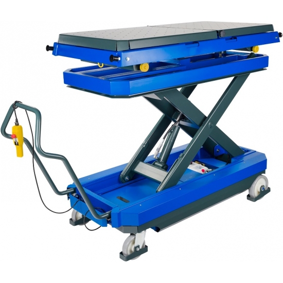 Electrohydraulic, mobile scissor lift for electric cars BT1200