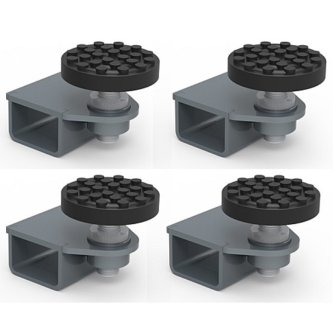 Vidutinio aukščio žirklinis keltuvas kėbulų dažymo darbams Powerlift