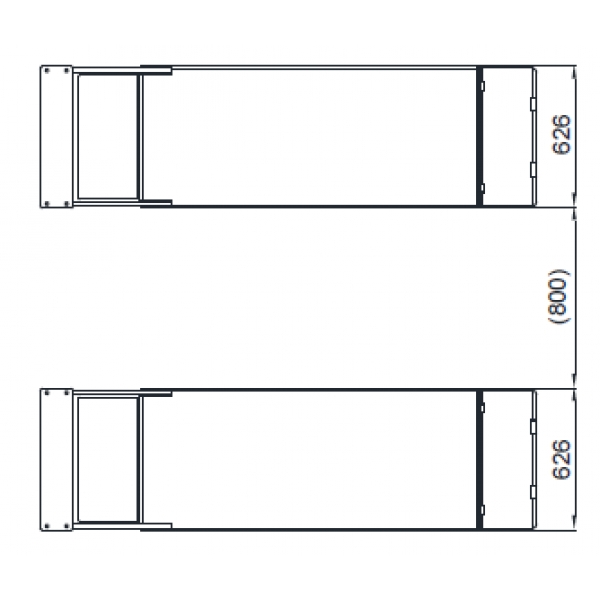 Двойной ножничный подъемник ATH-Frame Lift 35FZ 3500кг