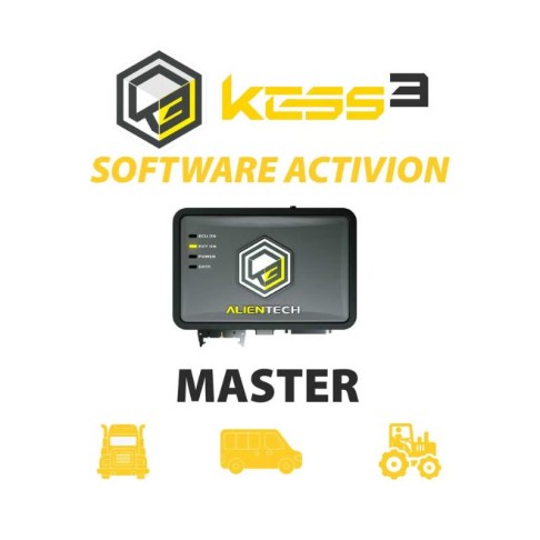 KESS3 Master Agriculture, Truck & Buses Bench Boot  Лицензия активации протоколов Alientech KESS3MA007