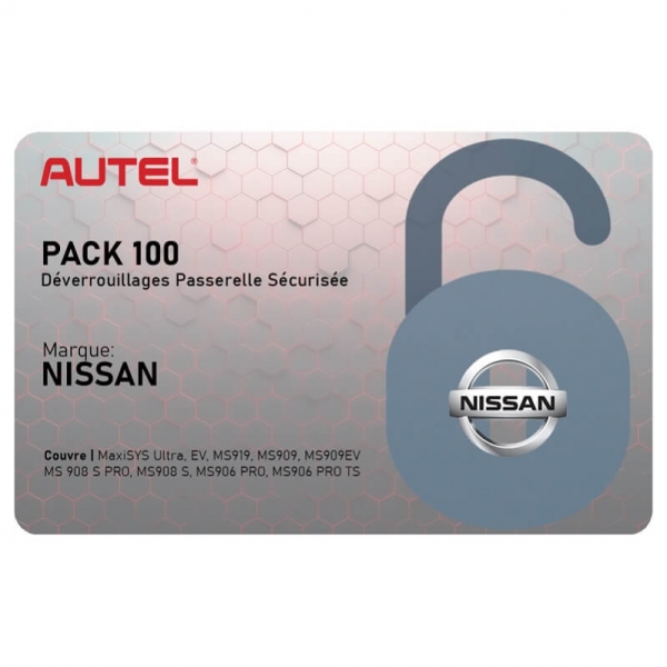 Nissan Gateway (SGW) prisijungimo kortelės, Autel