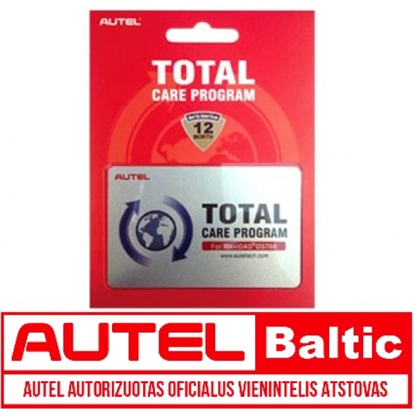Oficialūs AUTEL 1 metų atnaujinimai MaxiCheck MX808 prietaisams