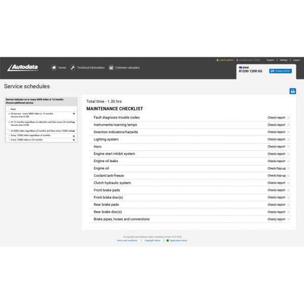 База данных Autodata для мотоциклов 5 пользователя